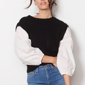 Sanctuary Layered Look Sweater (Med)